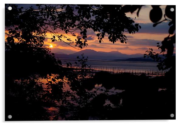 port Glasgow Sunset  Acrylic by Kenny McCormick