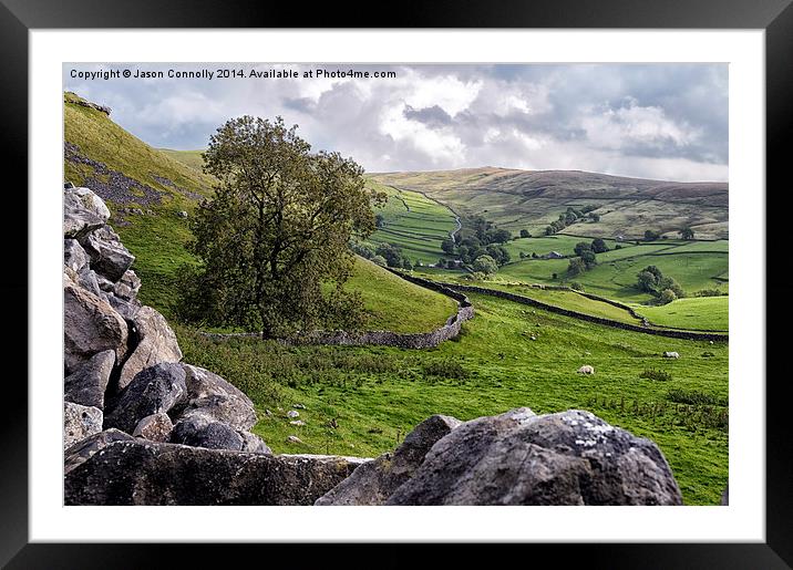 Malham, Yorkshire Framed Mounted Print by Jason Connolly