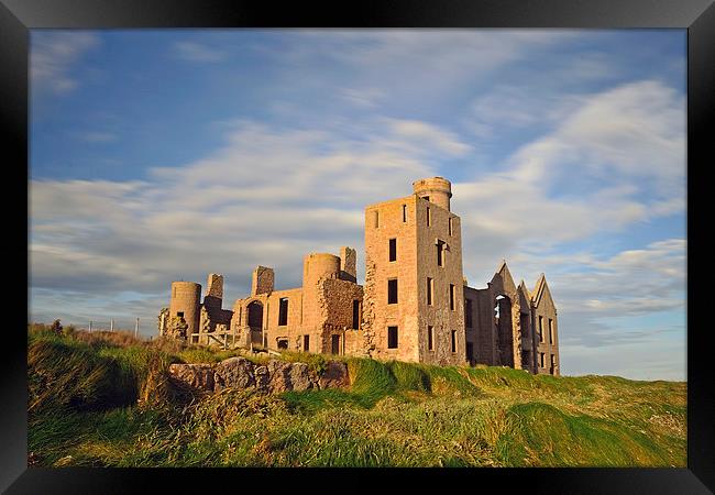  Slains Castle Aberdeenshire Framed Print by Eric Watson