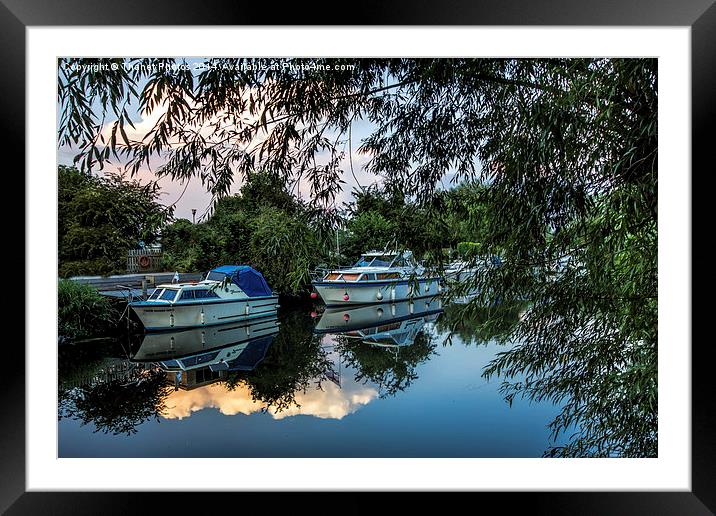  Grove ferry sunset Framed Mounted Print by Thanet Photos