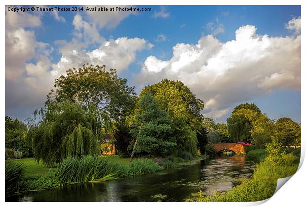  Fordwich Print by Thanet Photos