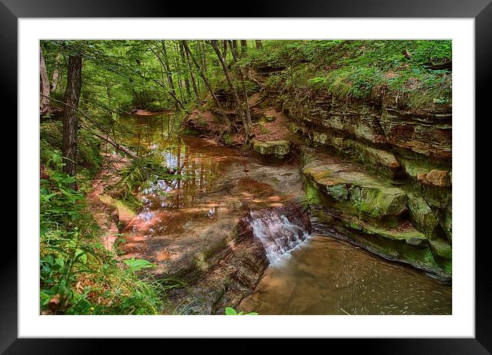 Skillet Creek Framed Mounted Print by Jonah Anderson Photography