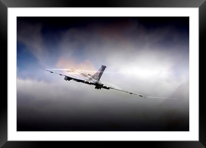 Vulcan Vapour  Framed Mounted Print by J Biggadike