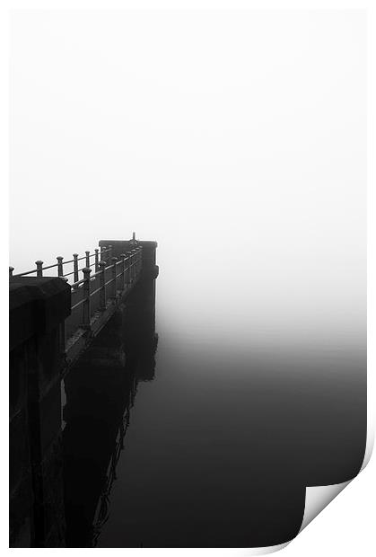  Misty Water Print by Darren Eves