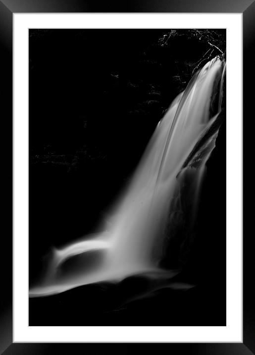 Waterfall of Light Framed Mounted Print by Darren Eves
