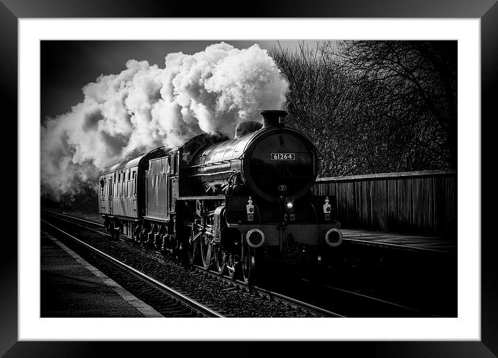  Steam Train Framed Mounted Print by Darren Eves