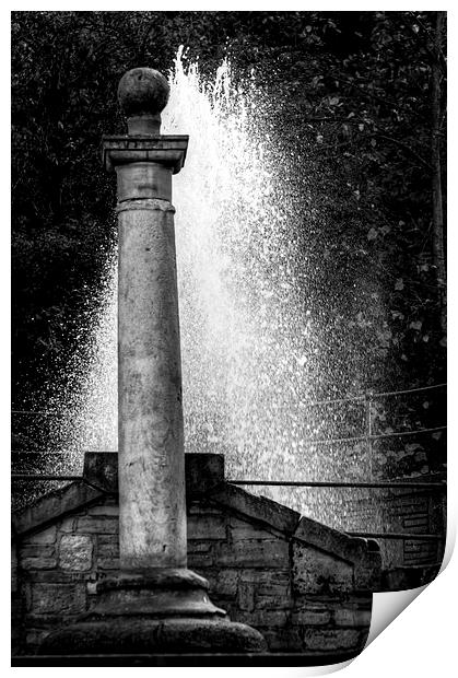  Fountain of Light Print by Darren Eves