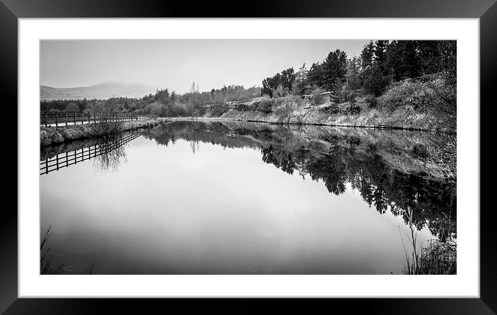  Clearly Misty Framed Mounted Print by Darren Eves