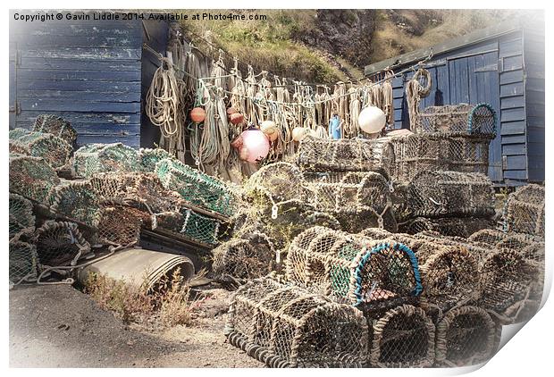  Fishermans Hut Print by Gavin Liddle