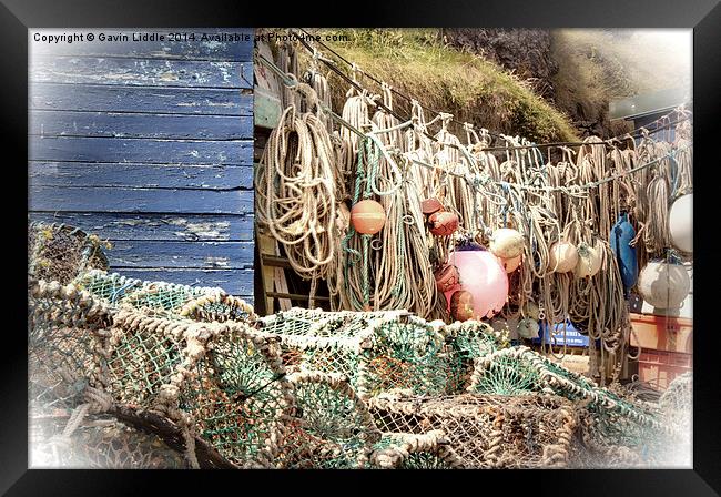  Fishermans Hut 2 Framed Print by Gavin Liddle