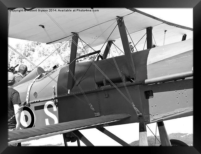  Royal Aircraft Factory SE.5a aircraft Framed Print by Robert Gipson