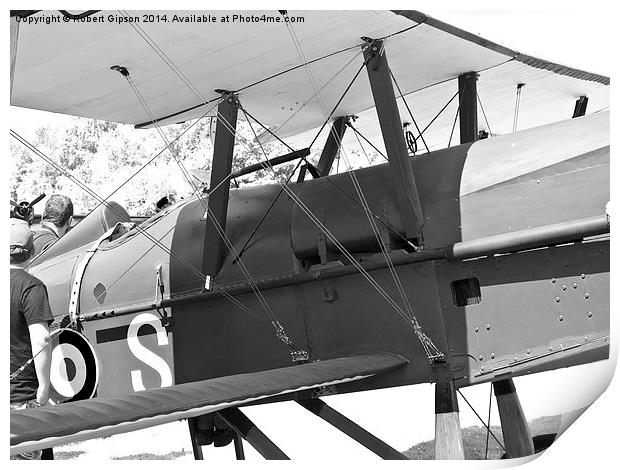  Royal Aircraft Factory SE.5a aircraft Print by Robert Gipson