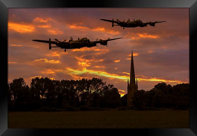 Lancs over Lincolnshire Framed Print by Oxon Images