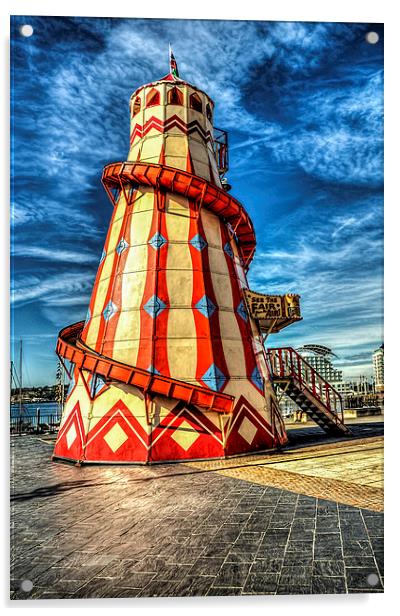 Helter Skelter 2 Acrylic by Steve Purnell