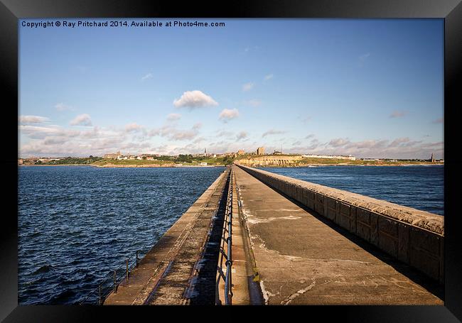  Tynemouth Pier Framed Print by Ray Pritchard