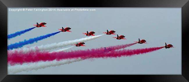  Smoke On.............Roll Out ! Framed Print by Peter Farrington