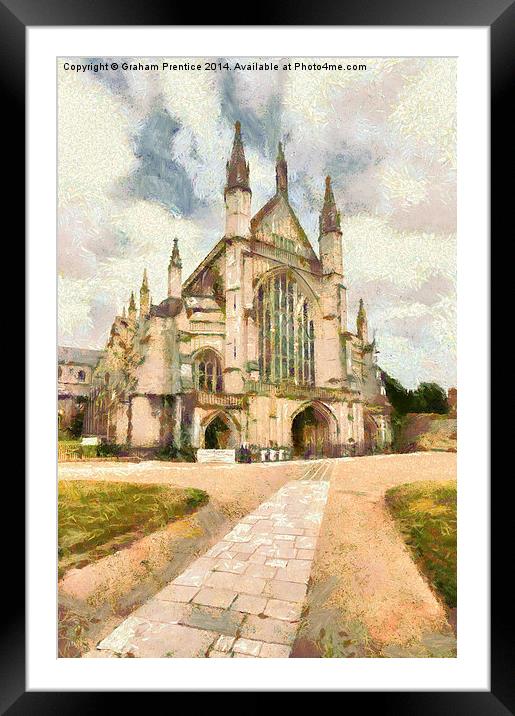  Winchester Cathedral Framed Mounted Print by Graham Prentice