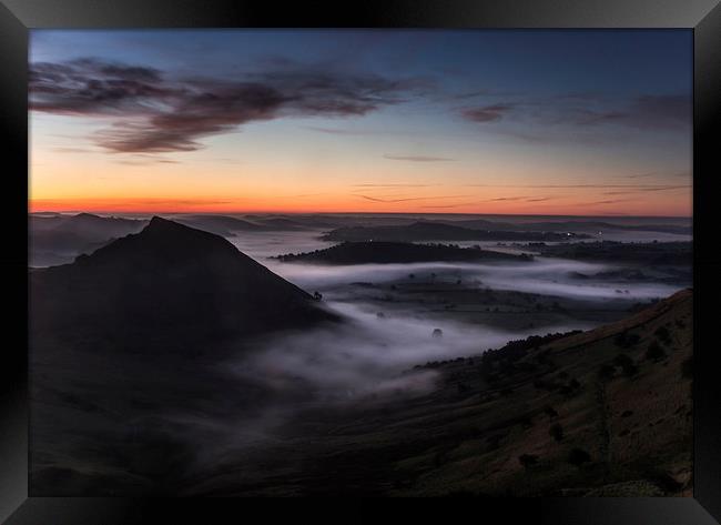  Chrome Hill Misty Sunrise Framed Print by John Cropper