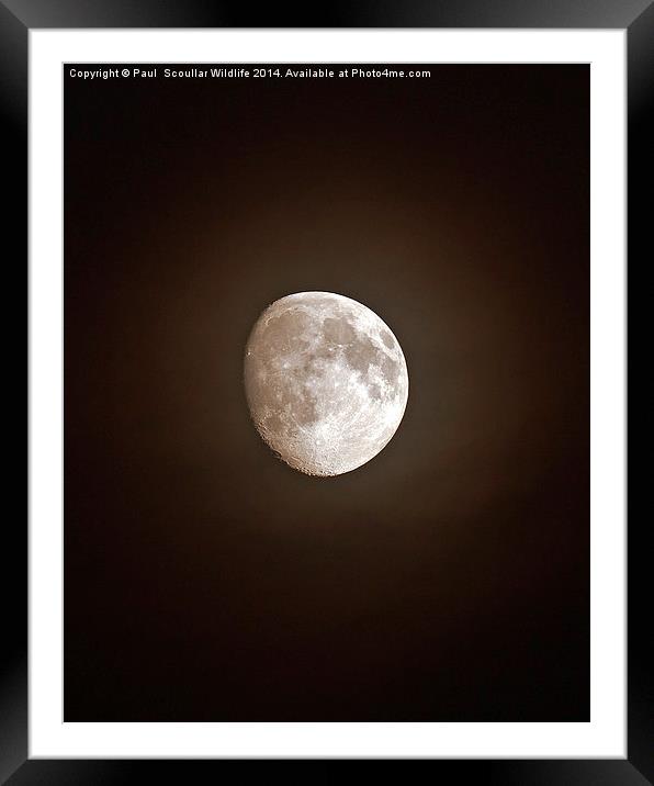  Lunar landscape Framed Mounted Print by Paul Scoullar