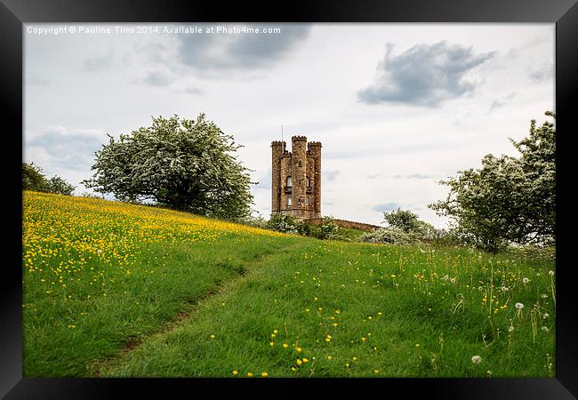  Broadway Tower, Worcestershire,UK Framed Print by Pauline Tims