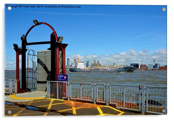  Woodside Ferry, Birkenhead Acrylic by Frank Irwin