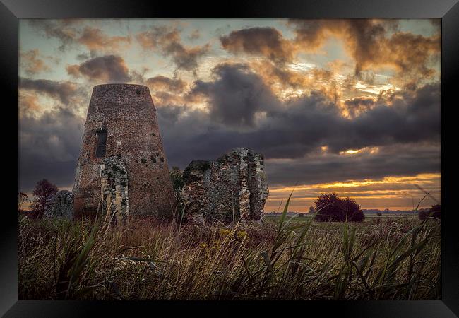 St Benet's Abbey at Dawn  Framed Print by Stephen Mole