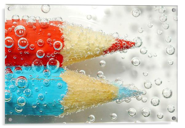  Fuzz Bubbles Acrylic by Kristina Kitchingman
