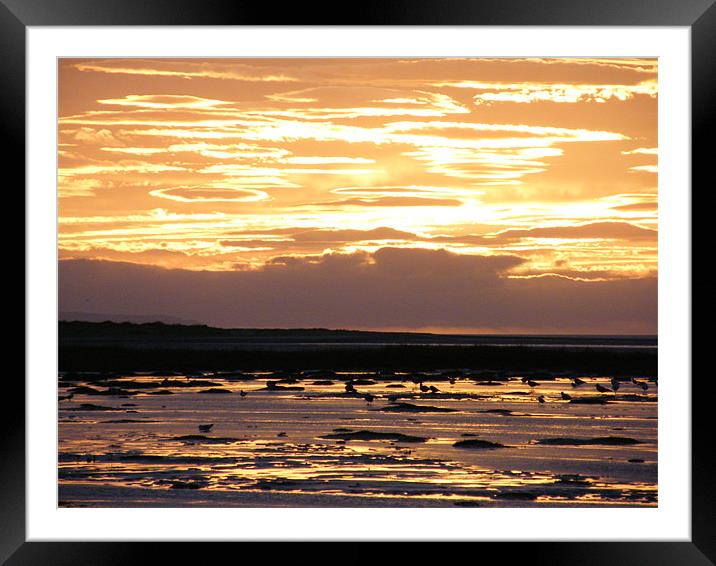 Sunset Over Wales Framed Mounted Print by Jonathan Harker