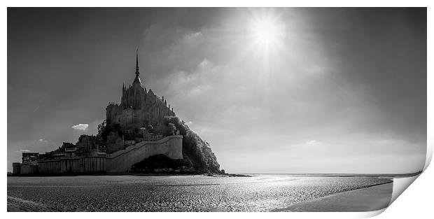 Mont St Michel, France Print by Mark Llewellyn