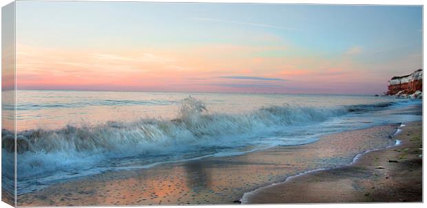  Hunstanton Sunset Glory Canvas Print by Mike Sherman Photog