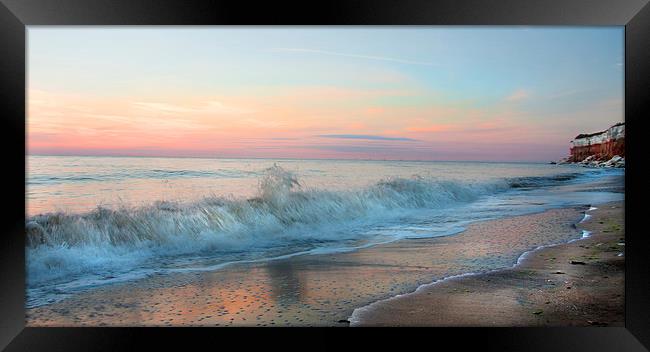  Hunstanton Sunset Glory Framed Print by Mike Sherman Photog