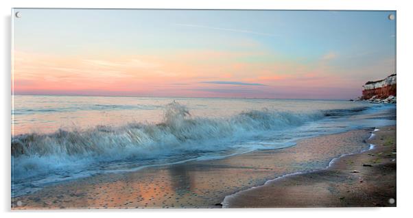  Hunstanton Sunset Glory Acrylic by Mike Sherman Photog