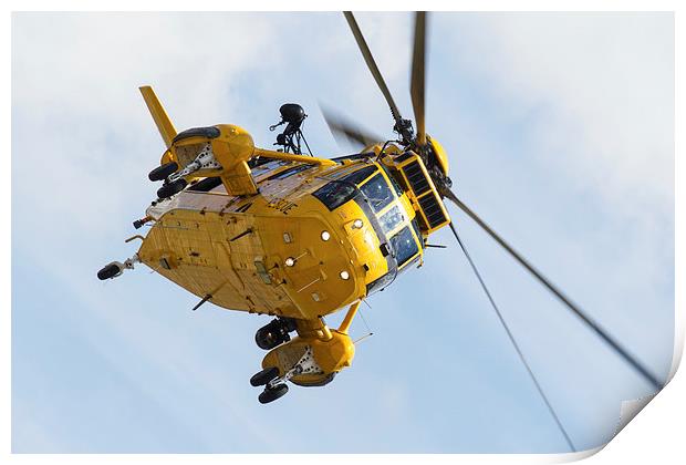 Sea King Manoeuvre Print by Oxon Images