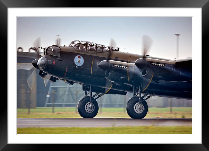 Canadian Lancaster Bomber Framed Mounted Print by Jason Green