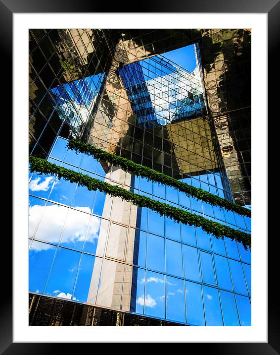Blue Sky Thinking Framed Mounted Print by Peta Thames