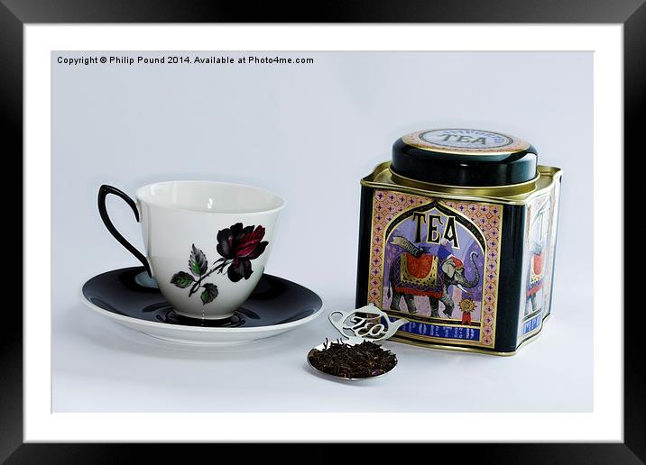  Tea for One? Framed Mounted Print by Philip Pound