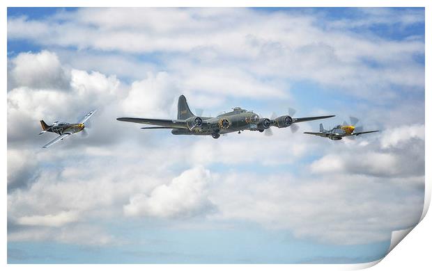  Sally B with her little friends Print by Jason Green