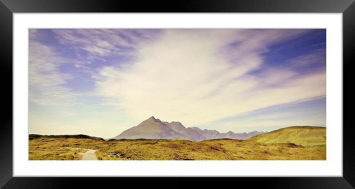  the cuillin view Framed Mounted Print by dale rys (LP)