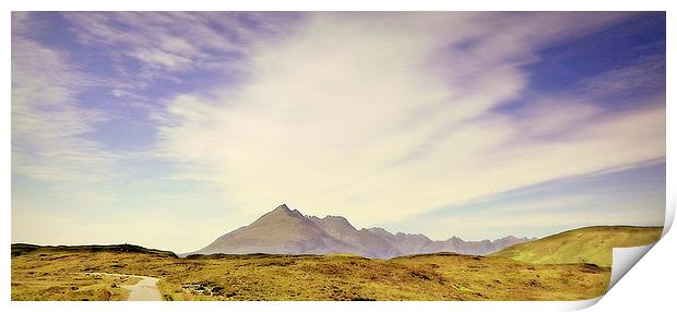  the cuillin view Print by dale rys (LP)