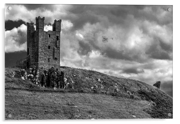  Dunstanburgh Castle Acrylic by John Ellis