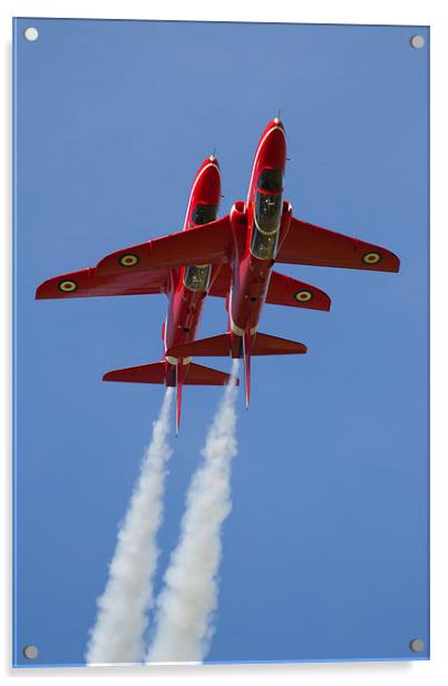  Red Arrows Synchro Pair Acrylic by Oxon Images