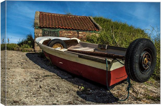  The Old Boat Canvas Print by John Ellis