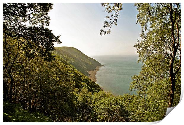 Foreland Point and the Exmoor Coast  Print by graham young