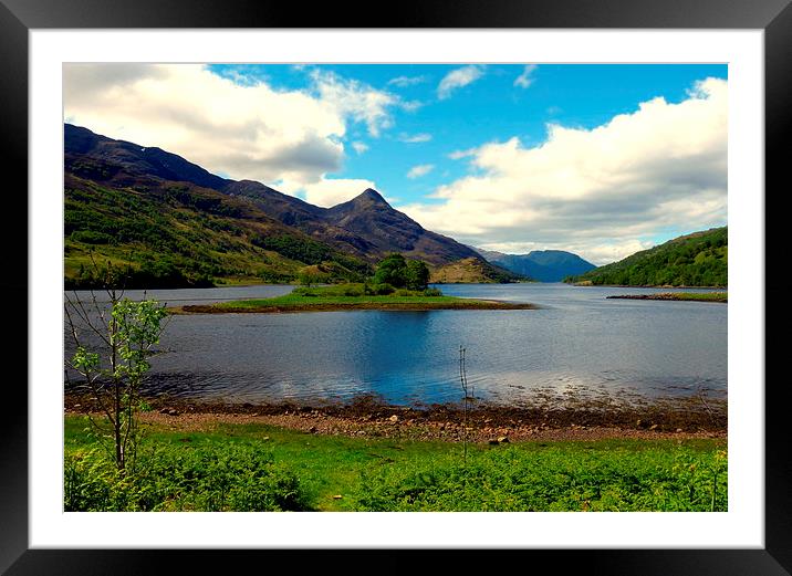  The stunning beauty of Scotland Framed Mounted Print by Judith Lightfoot