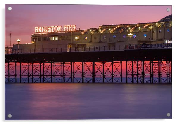  Brighton Pier Acrylic by sam moore