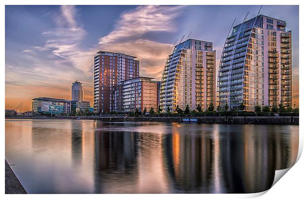  Quayside Apartments Print by Paul Feeley