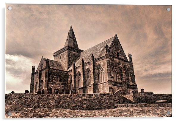  St Monans Church Acrylic by Fraser Hetherington