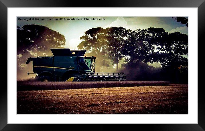  Harvest Time Framed Mounted Print by Graham Beerling