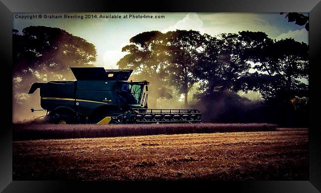  Harvest Time Framed Print by Graham Beerling