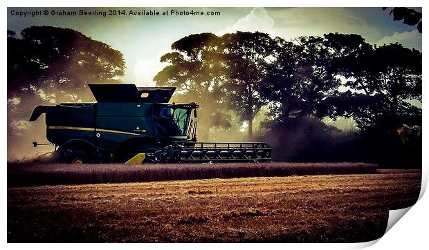  Harvest Time Print by Graham Beerling